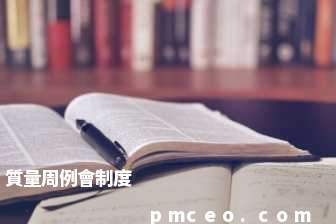 質量周例會制度